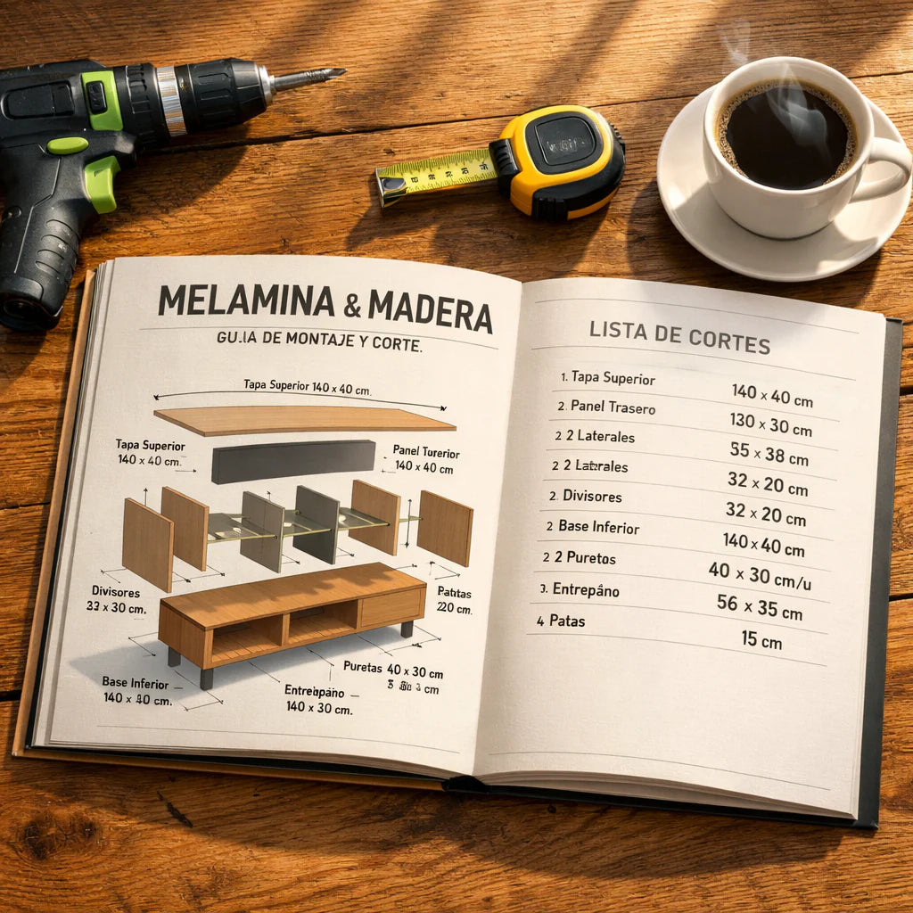+800 Planos De Muebles De Madera En Melamina + Curso En PDF